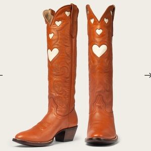 City Boots Heart Boot- Latigo & Bone Heart Boot (Limited)- Women’s 7 - Worn Once